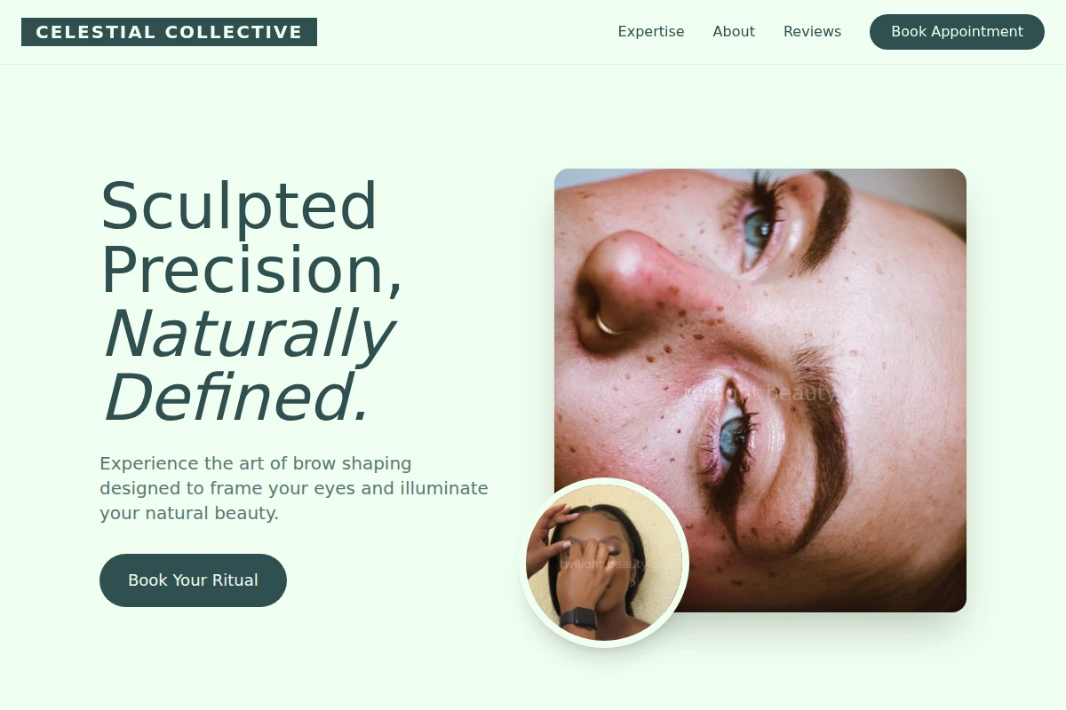 Calm Eyebrow Threading
