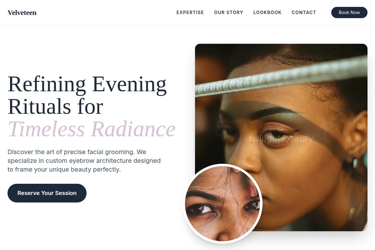 Velveteen Eyebrow Threading