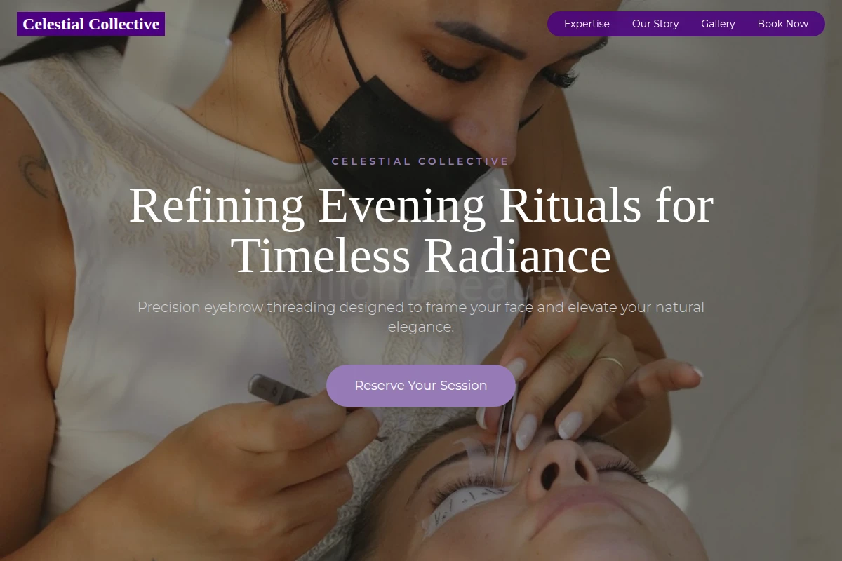 Calm Eyebrow Threading