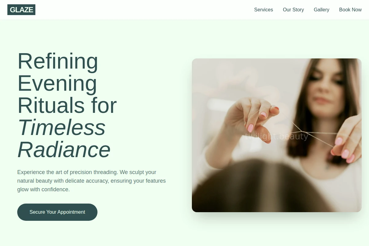 Glaze Eyebrow Threading