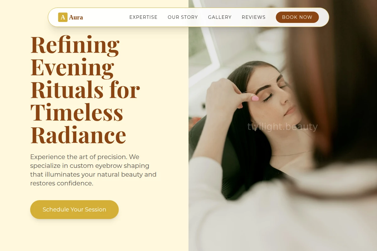 Aura Eyebrow Threading
