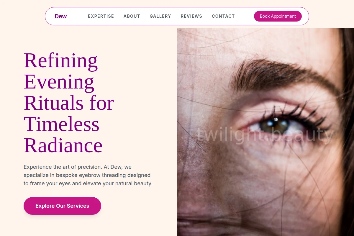 Dew Eyebrow Threading